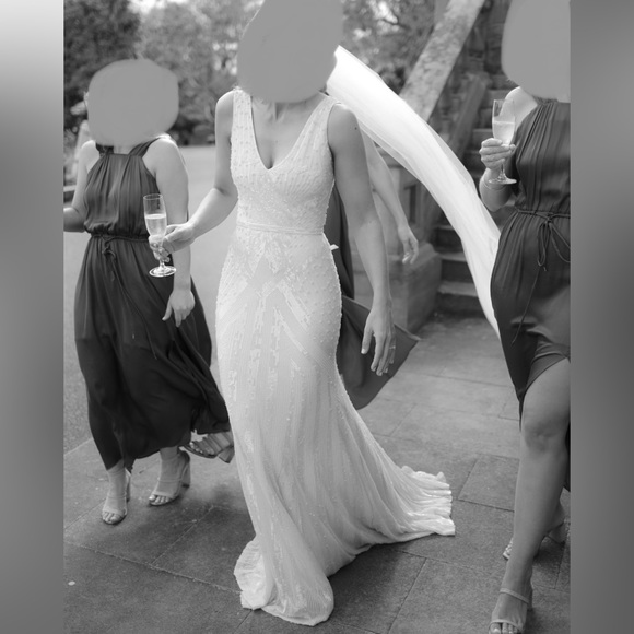 Karen Willis Holmes Fontanne wedding gown size AU 10 / US 6 - Picture 8 of 13